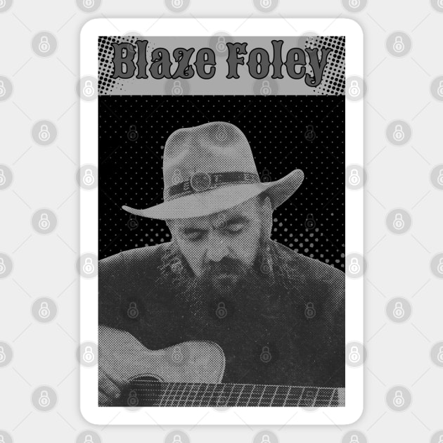 Blaze Foley // Illustrations Magnet by Degiab